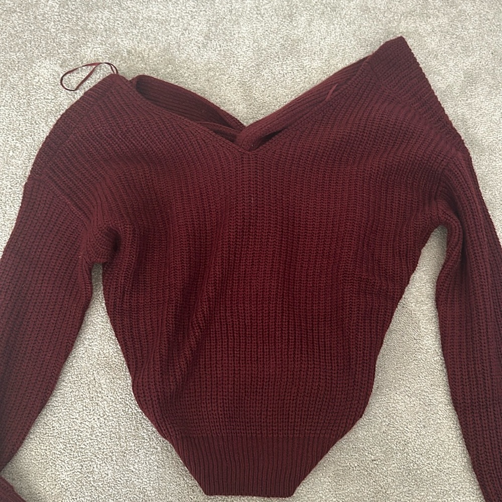 FASHION NOVA OFF THE SHOULDER SWEATER